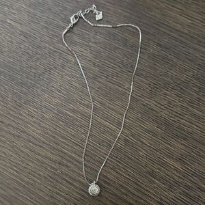 Swarovski grey pendant necklace